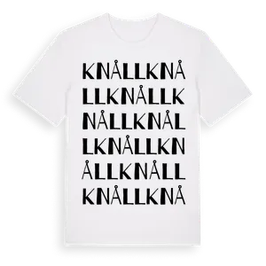 Knåll ordlek t-shirt – ekologisk bomull t-shirt från Pinshirt