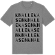 Mid Heather Gray t-shirt med Knallekasen ordlek t-shirt
