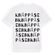 Knäppåsen ordlek t-shirt