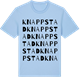 Blue Soul t-shirt med Knappstad ordlek t-shirt