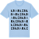Blue Soul t-shirt med Knarken ordlek t-shirt