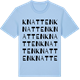 Blue Soul t-shirt med Knatten ordlek t-shirt
