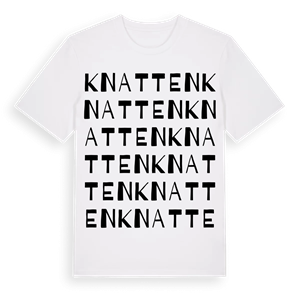 Knatten ordlek t-shirt – ekologisk bomull t-shirt från PinShirt