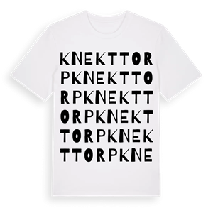 Knekttorp ordlek t-shirt – ekologisk bomull t-shirt från PinShirt