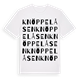Knöppelåsen ordlek t-shirt