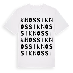 Knossi ordlek t-shirt – ekologisk bomull t-shirt från PinShirt