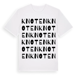 Knoten ordlek t-shirt – ekologisk bomull t-shirt från Pinshirt