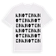 Knoten ordlek t-shirt