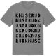 Mid Heather Gray t-shirt med Knuserud ordlek t-shirt