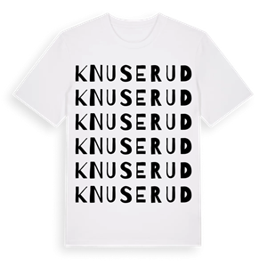 Knuserud ordlek t-shirt – ekologisk bomull t-shirt från PinShirt