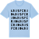 Blue Soul t-shirt med Knusperud ordlek t-shirt
