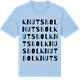 Blue Soul t-shirt med Knutsbol ordlek t-shirt