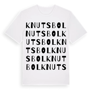 Knutsbol ordlek t-shirt – ekologisk bomull t-shirt från Pinshirt