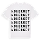 Koberget ordlek t-shirt