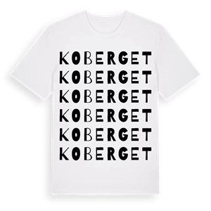 Koberget ordlek t-shirt – ekologisk bomull t-shirt från PinShirt