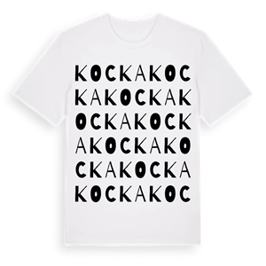 Kocka ordlek t-shirt – ekologisk bomull t-shirt från Pinshirt
