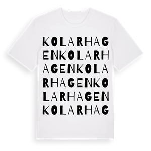 Kolarhagen ordlek t-shirt – ekologisk bomull t-shirt från Pinshirt