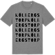 Mid Heather Gray t-shirt med Kölbergstorp ordlek t-shirt