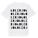Kolerud ordlek t-shirt