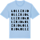 Blue Soul t-shirt med Kollerud ordlek t-shirt