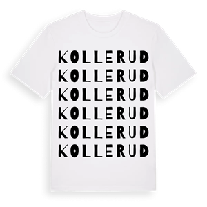 Kollerud ordlek t-shirt – ekologisk bomull t-shirt från PinShirt