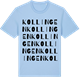 Blue Soul t-shirt med Kollingen ordlek t-shirt