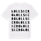 Kollsberg ordlek t-shirt