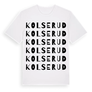 Kolserud ordlek t-shirt – ekologisk bomull t-shirt från Pinshirt