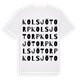 Kolsjötorp ordlek t-shirt