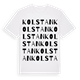 Kolstan ordlek t-shirt