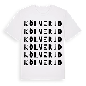 Kölverud ordlek t-shirt – ekologisk bomull t-shirt från PinShirt