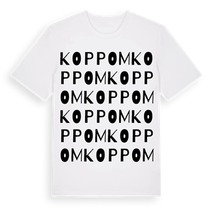 Koppom ordlek t-shirt – ekologisk bomull t-shirt från Pinshirt