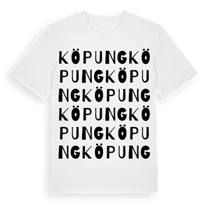Köpung ordlek t-shirt – ekologisk bomull t-shirt från Pinshirt