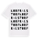 Korpralstorp ordlek t-shirt