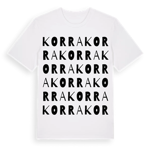 Korra ordlek t-shirt – ekologisk bomull t-shirt från PinShirt