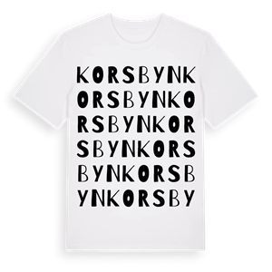 Korsbyn ordlek t-shirt – ekologisk bomull t-shirt från PinShirt