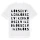 Körselviken ordlek t-shirt