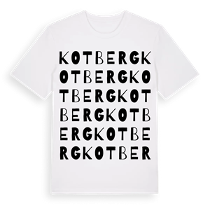 Kotberg ordlek t-shirt – ekologisk bomull t-shirt från Pinshirt