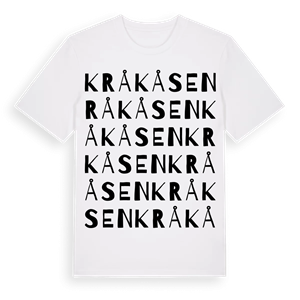 Kråkåsen ordlek t-shirt – ekologisk bomull t-shirt från PinShirt