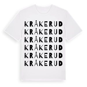 Kråkerud ordlek t-shirt – ekologisk bomull t-shirt från PinShirt