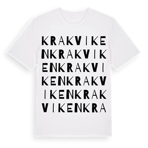 Krakviken ordlek t-shirt – ekologisk bomull t-shirt från PinShirt