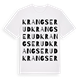 White t-shirt med Krangserud ordlek t-shirt