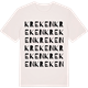 Vintage White t-shirt med Kreken ordlek t-shirt
