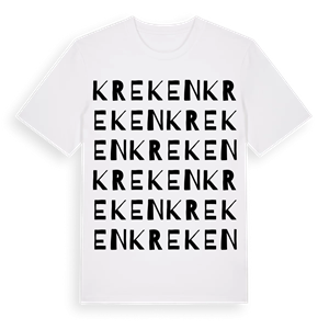 Kreken ordlek t-shirt – ekologisk bomull t-shirt från PinShirt