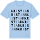 Blue Soul t-shirt med Kristian ordlek t-shirt