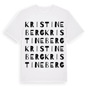 Kristineberg ordlek t-shirt – ekologisk bomull t-shirt från PinShirt