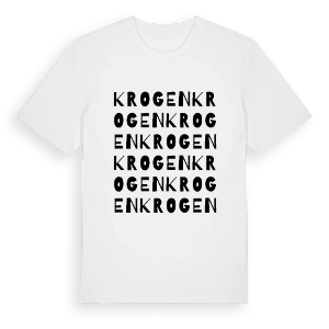 Krogen ordlek t-shirt – ekologisk bomull t-shirt från PinShirt