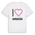 Jag älskar Krokås t-shirt stort tryck