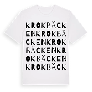 Krokbäcken ordlek t-shirt – ekologisk bomull t-shirt från PinShirt