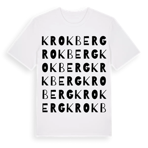 Krokberg ordlek t-shirt – ekologisk bomull t-shirt från Pinshirt